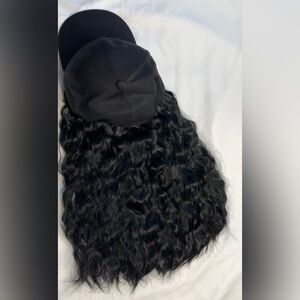 16” Synthetic Baseball Cap Wig
